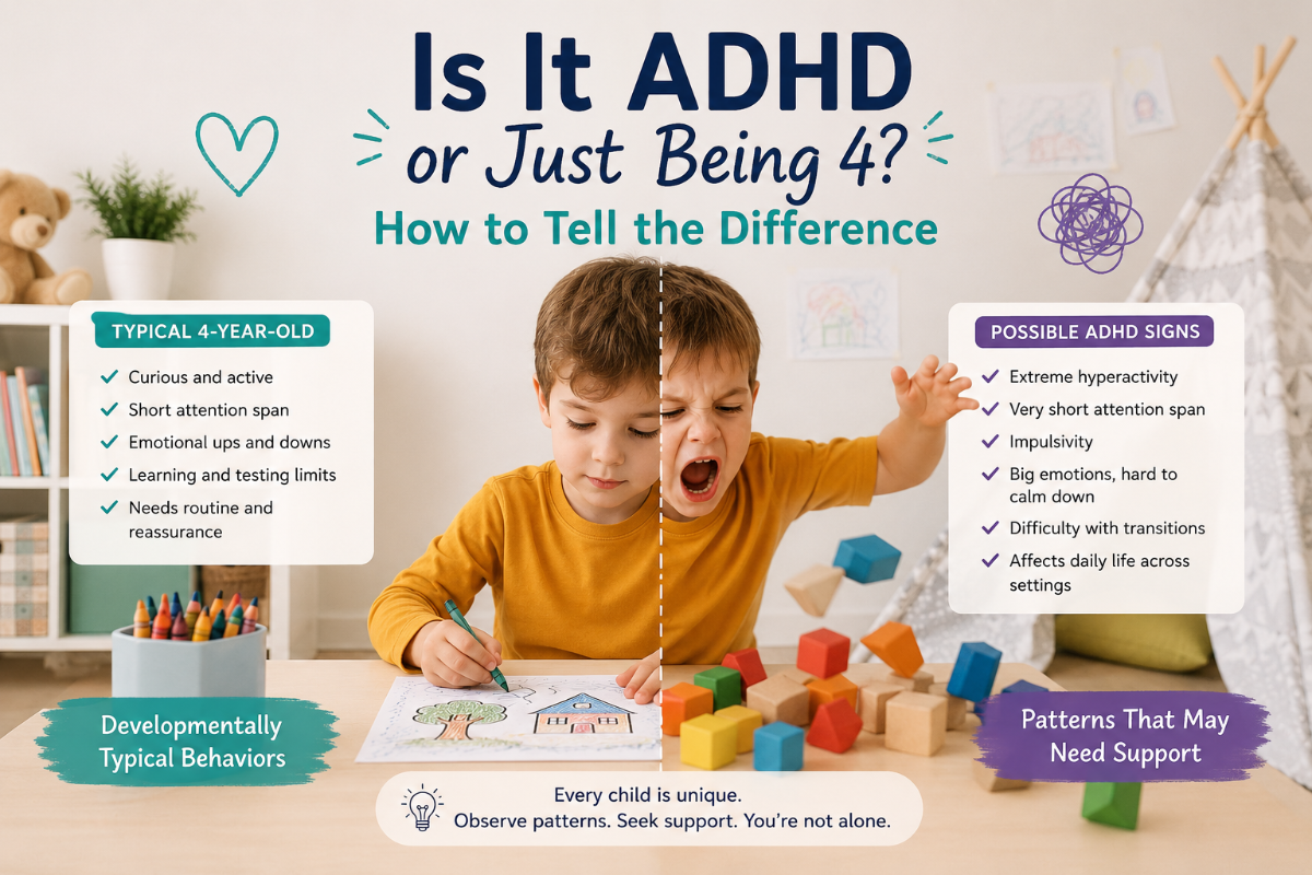 Is It ADHD or Just Being 4? How to Tell the Difference