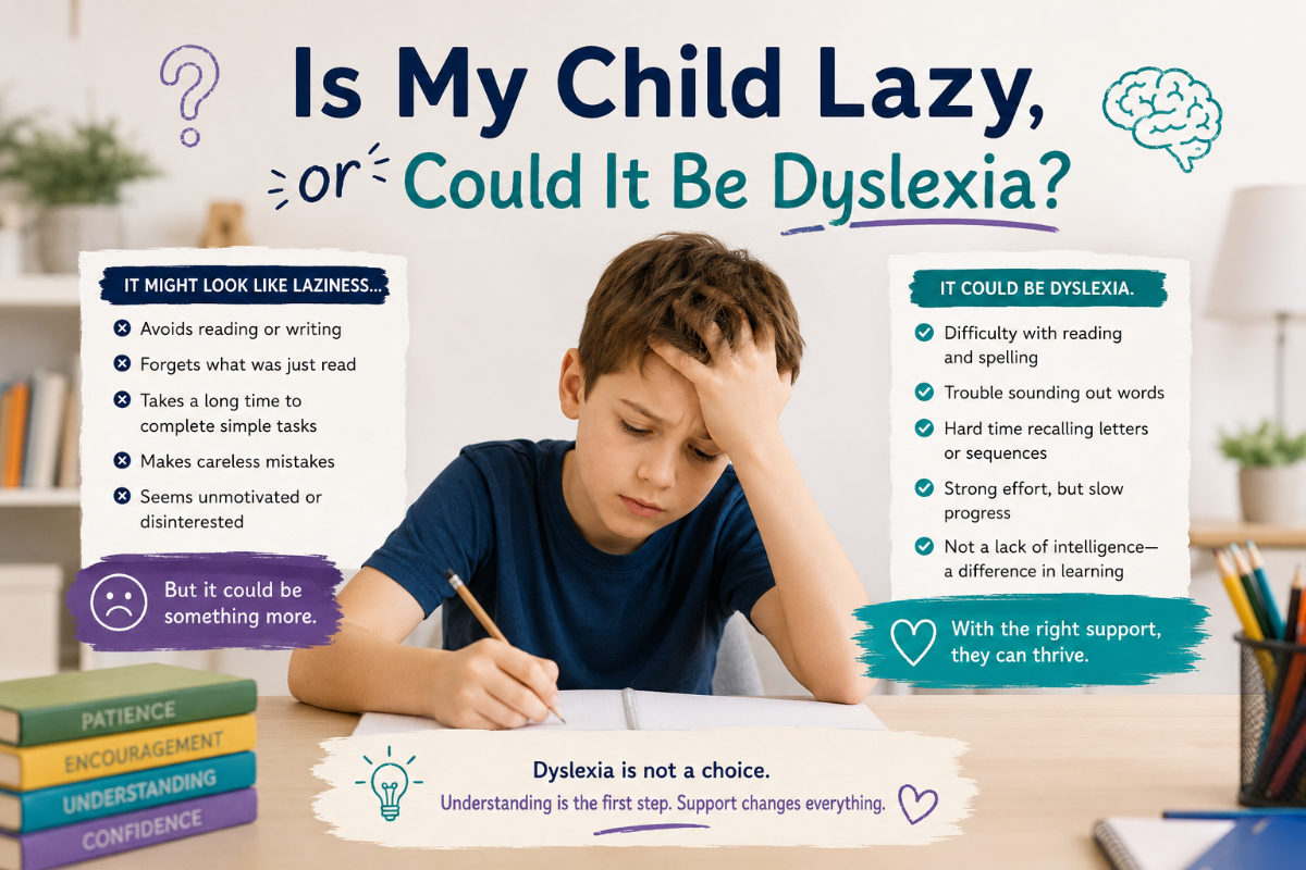 Is My Child Lazy, or Could It Be Dyslexia?